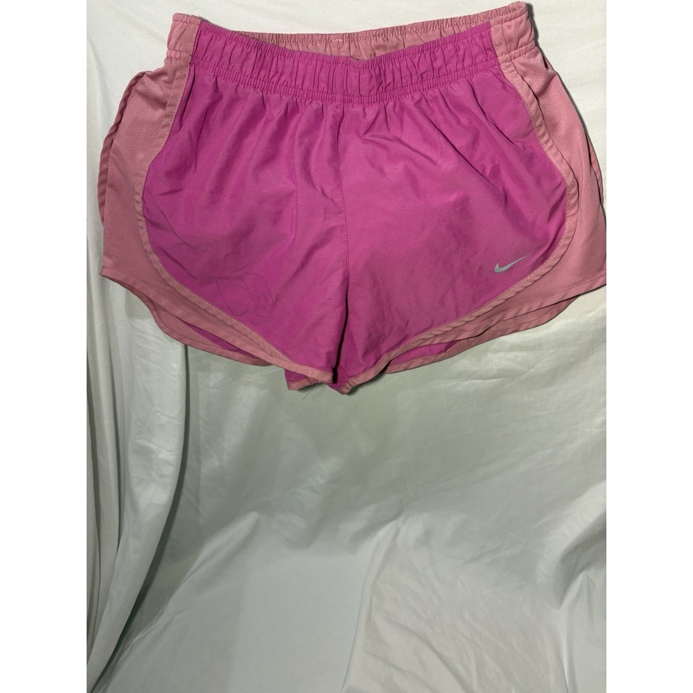 Nike Dri-FIT Women's‎ Athletic Running Training Shorts Pink Polyester